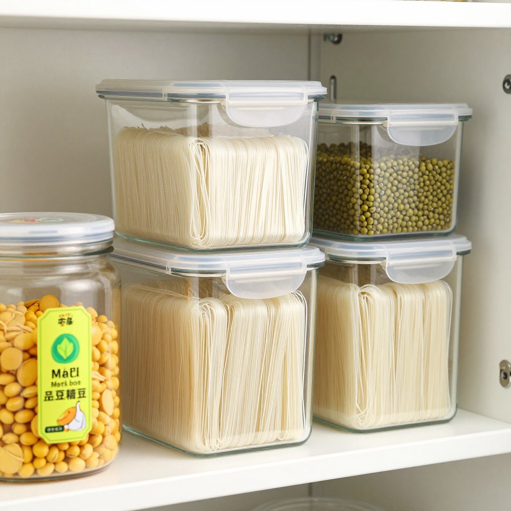 Proper storage of Mung Bean Vermicelli (Longkou Vermicelli) in airtight containers
