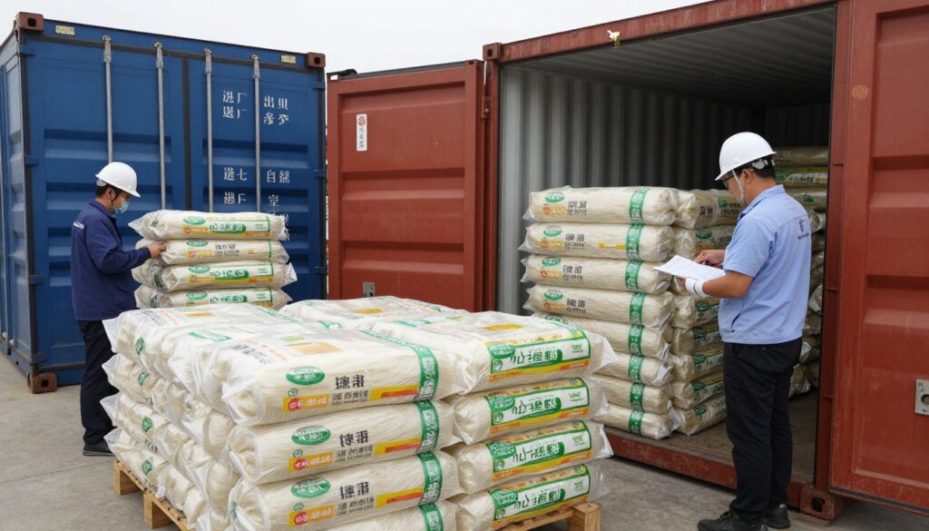 Shipping containers and logistics for importing Mung Bean Vermicelli (Longkou Vermicelli)