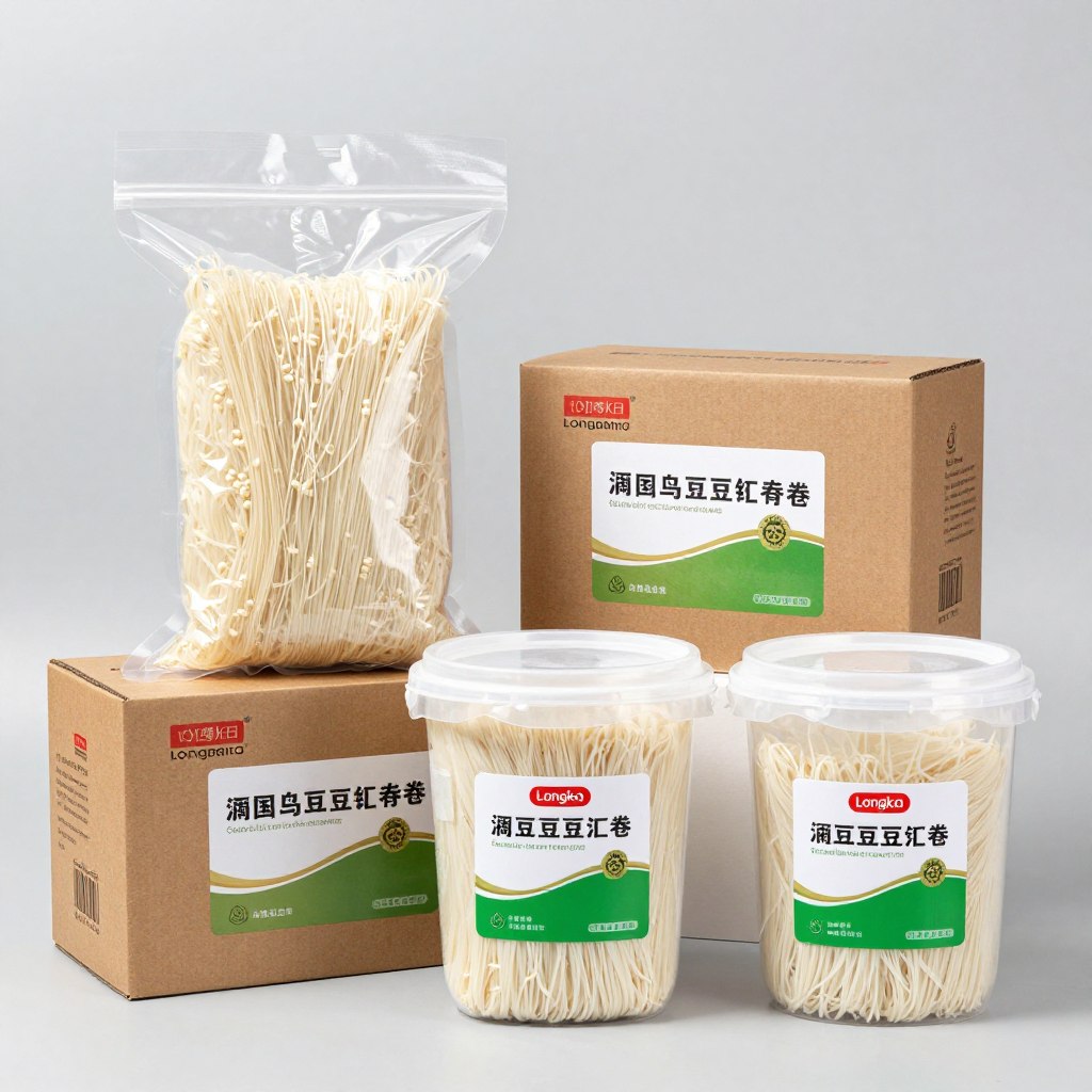 Various bulk packaging options for Longkou mung bean vermicelli