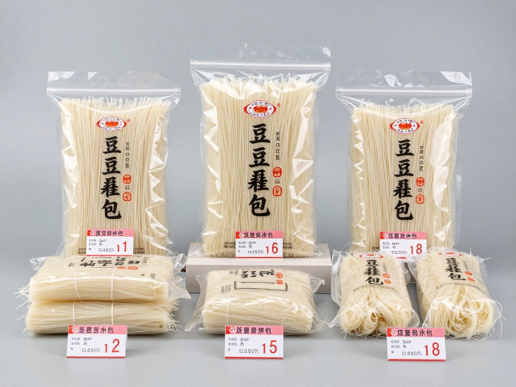Various packaging options and quantities of Mung Bean Vermicelli (Longkou Vermicelli)