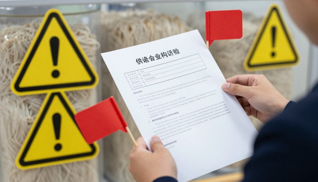 Warning signs and red flags when evaluating Mung Bean Vermicelli (Longkou Vermicelli) suppliers