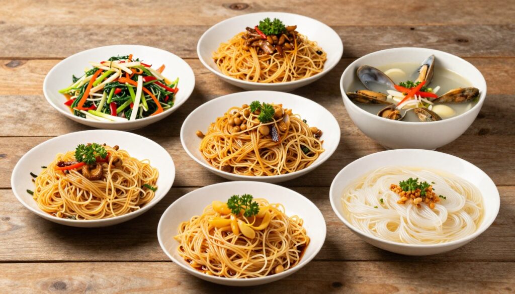 多样化粉丝菜品展示