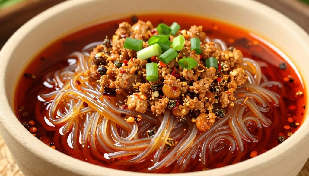 川菜蚂蚁上树特写