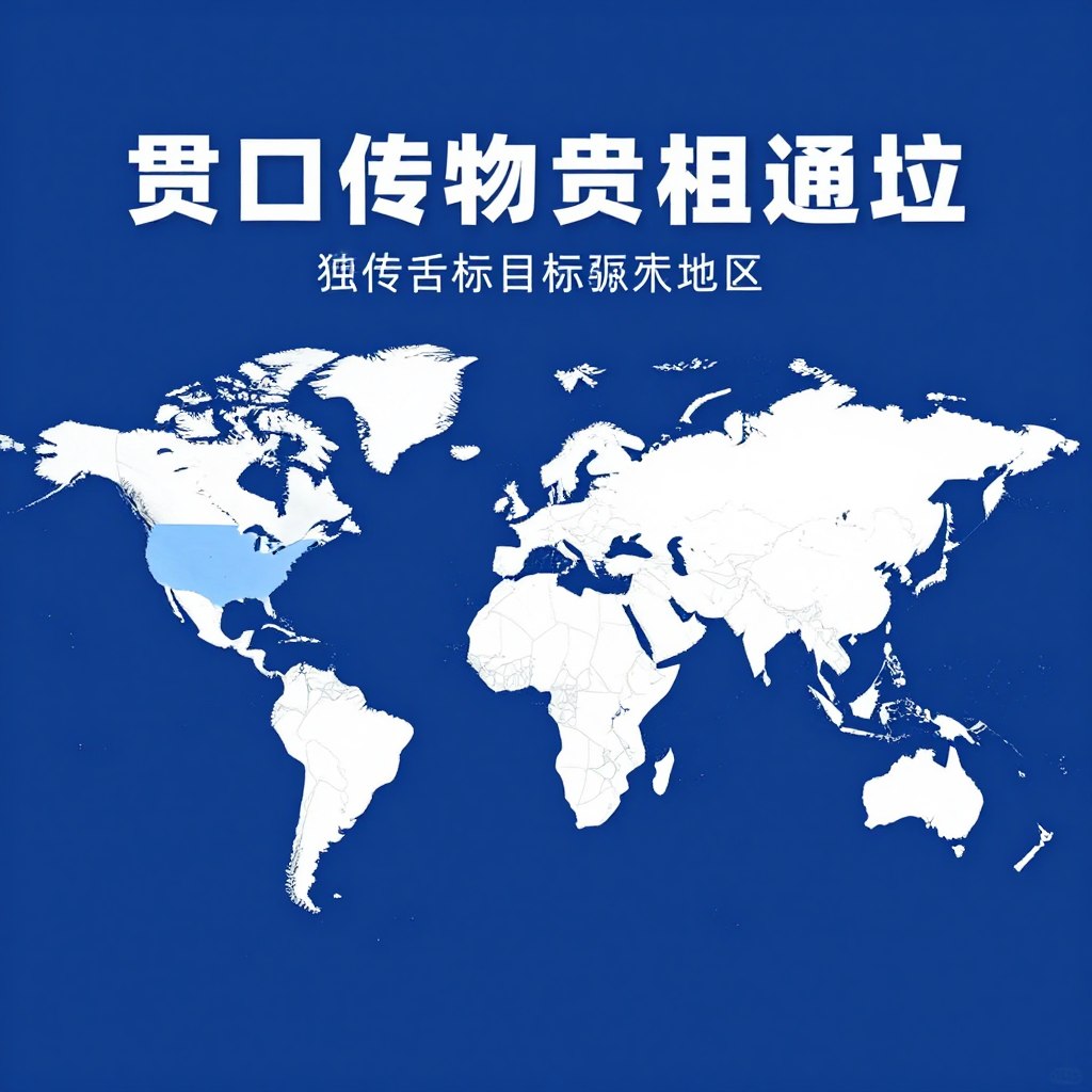 Exclusive distribution territory map highlighting available regions