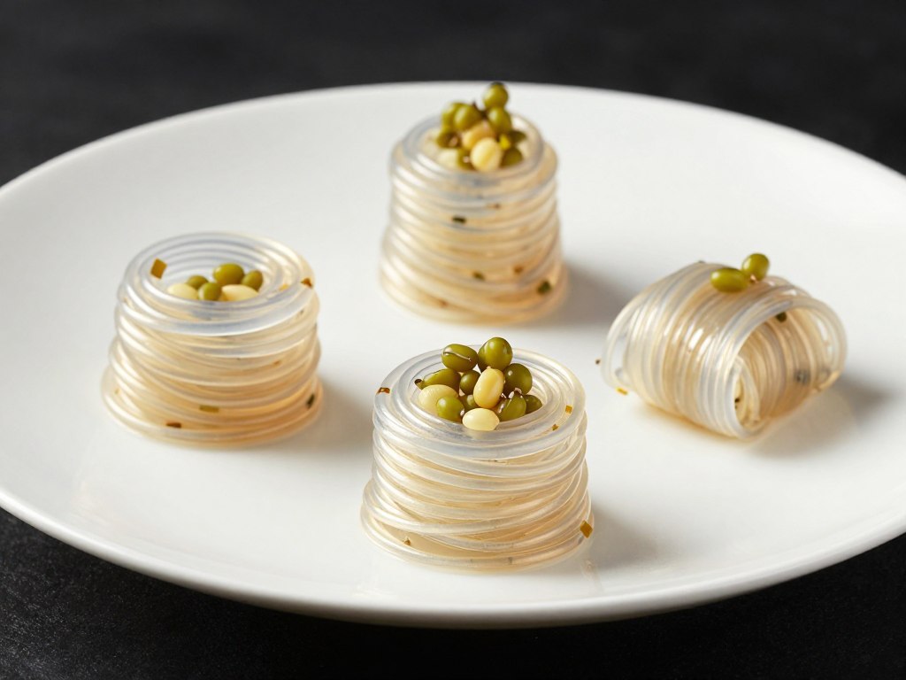Innovative culinary applications of mung bean glass noodles