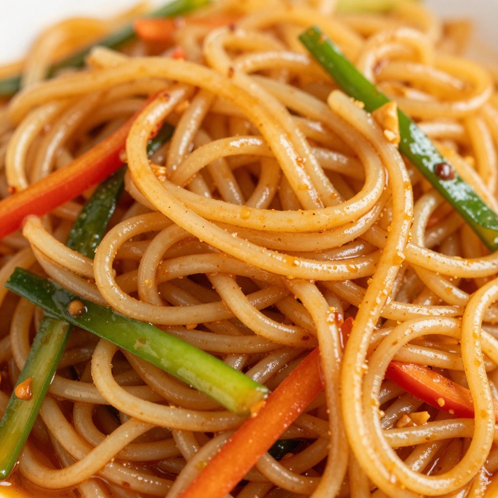 Stir-fried Longkou vermicelli with vegetables and sauce