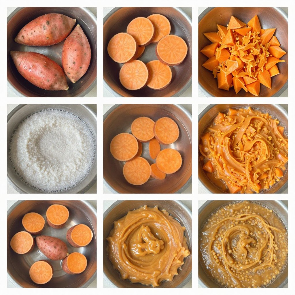 红薯粉丝的制作过程