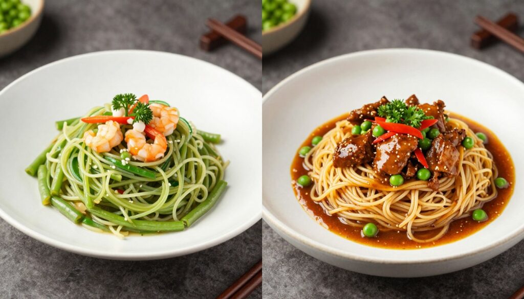 绿豆粉丝与豌豆粉丝在不同菜肴中的应用