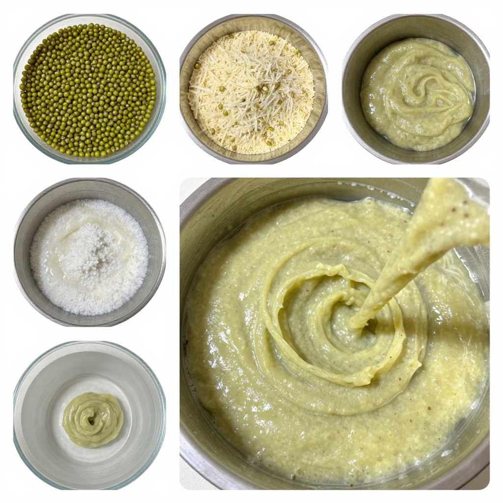 绿豆粉丝的制作工艺展示